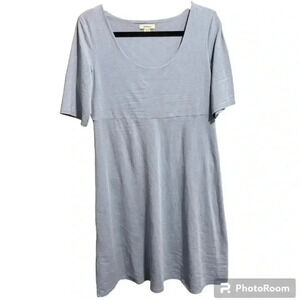 GARNET HILL Knit Scoop Neck cotton fit & Flare small summer comfort dress